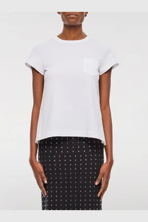 SACAI T-shirt basic in cotone