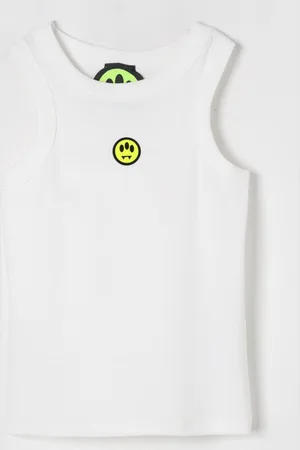 BARROW Top in cotone con logo