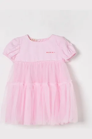 Marni Abito in tulle con logo