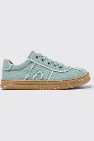 Camper Sneakers Runner in canvas di cotone riciclato con profili sfrangiati