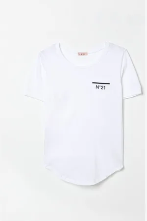 Nº21 T-shirt in cotone con mini logo