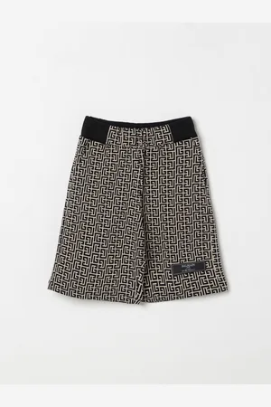 Balmain Pantaloncino jogging con monogram