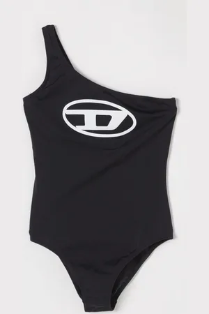 Diesel Costume da bagno intero in nylon con logo Oval D