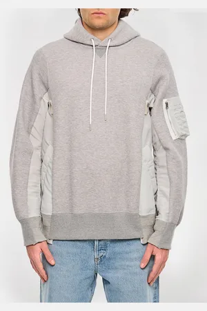 SACAI Felpa con cappuccio in misto cotone