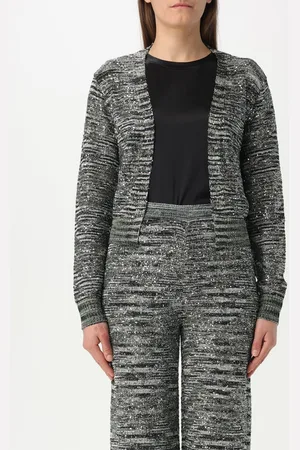 Missoni Cardigan crop in maglia di viscosa a righe