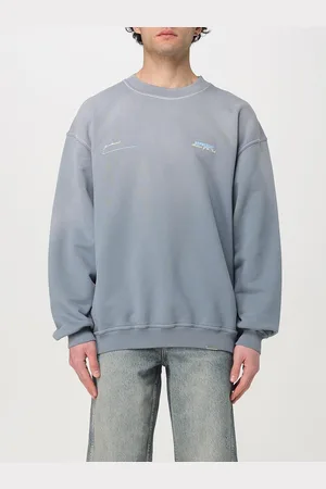 Represent Felpa a girocollo con logo in cotone