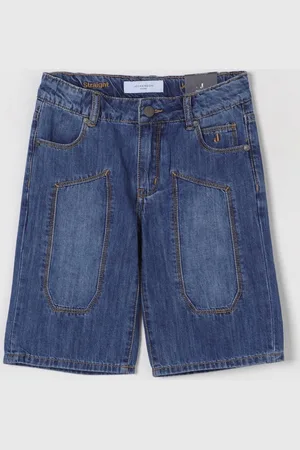 Jeckerson Pantaloncino di jeans con toppe