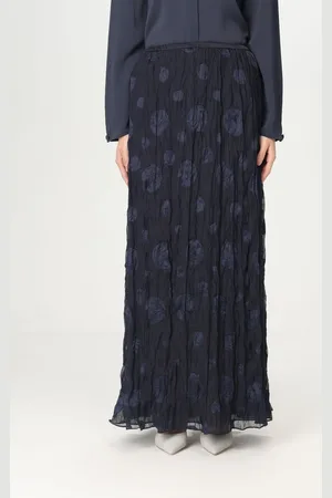 Emporio Armani Gonna in crêpe con stampa floreale
