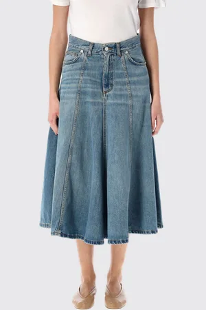 haikure Gonna in denim