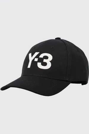 Y-3 Cappello in cotone con logo ricamato