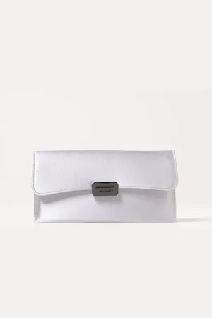 Emporio Armani Pochette Baguette in satin