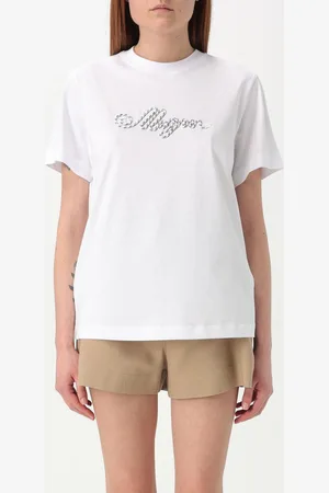 Msgm T-shirt in cotone con logo