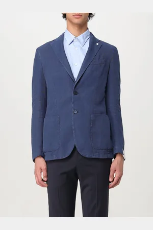 Luigi Bianchi Blazer in misto lino e cotone