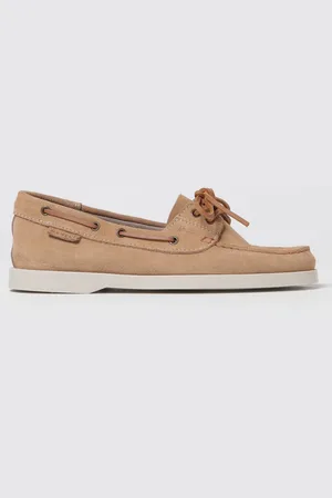 MANEBI Mocassino da barca in camoscio