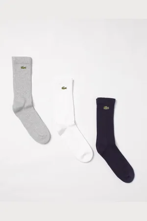 Lacoste Set 3 paia di calze in misto cotone