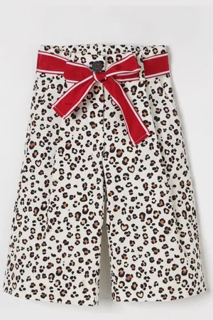 MONNALISA Pantalone in cotone animalier