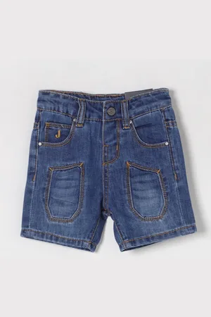 Jeckerson Pantaloncino di jeans con toppe