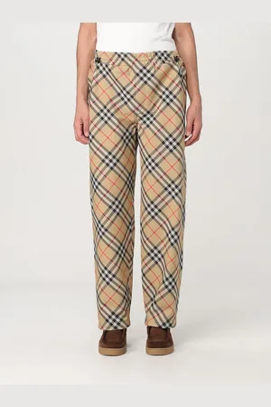 Burberry Pantalone in jersey con stampa Vintage Check