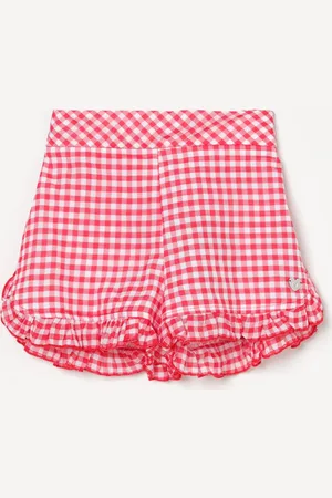 MONNALISA Pantaloncino in cotone a quadretti