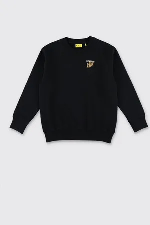 OFF-WHITE Felpa a girocollo con maxi logo