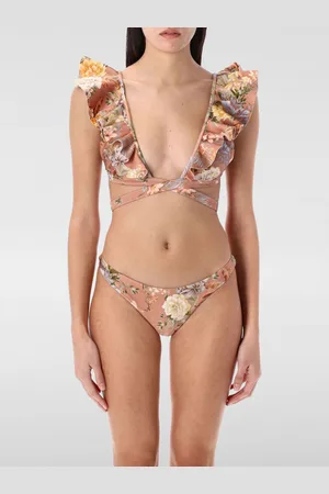 ZIMMERMANN Costume da bagno bikini a fantasia floreale