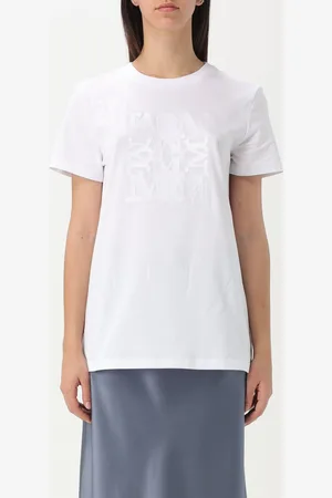 Max Mara T-shirt basic in cotone