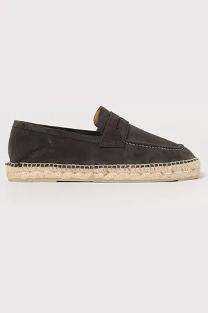 MANEBI Espadrillas Hamptons in pelle scamosciata