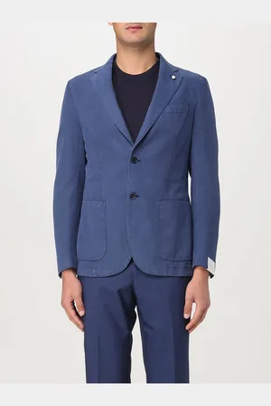 Luigi Bianchi Blazer in misto lino e cotone