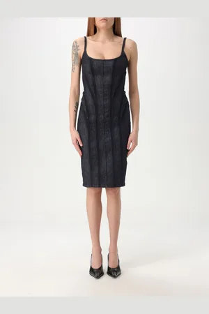 MUGLER Abito mini in denim