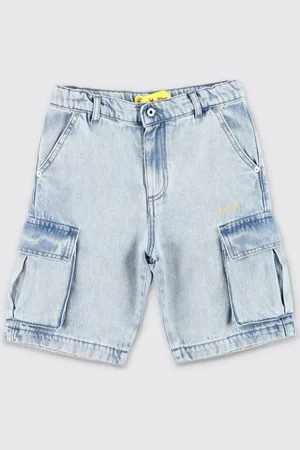 OFF-WHITE Pantaloncino di jeans cargo