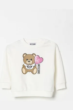 Moschino Felpa a girocollo con logo Teddy