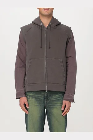 OUR LEGACY Felpa con zip in cotone organico