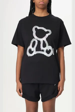 DISCLAIMER T-shirt in cotone con maxi logo Bear