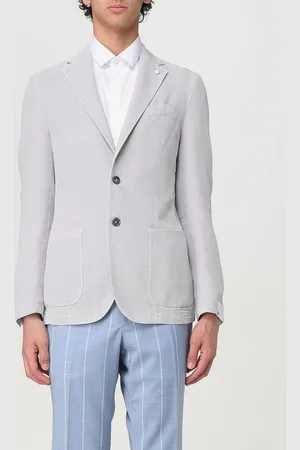 Luigi Bianchi Blazer in misto lino e cotone