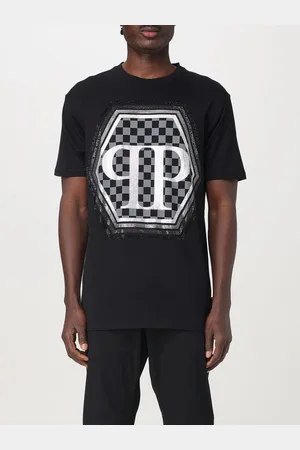 Philipp Plein T-shirt in cotone con monogramma PP