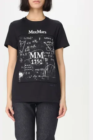 Max Mara T-shirt in cotone con stampa logo