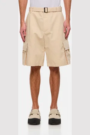 Jacquemus Pantaloncino cargo in misto cotone e lino