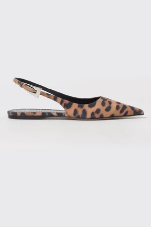 PARIS TEXAS Ballerina Jessica in camoscio stampa animalier