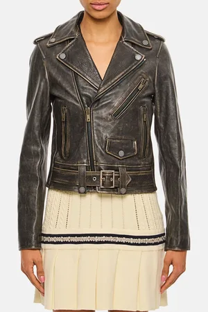 Golden Goose Giacca biker in pelle used