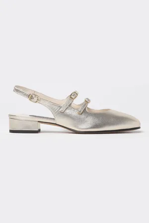 Carel Mary Jane Peche in pelle laminata