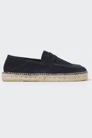 MANEBI Espadrillas Hamptons in pelle scamosciata