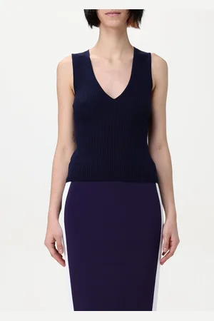 Pinko Top in maglia di cotone e seta