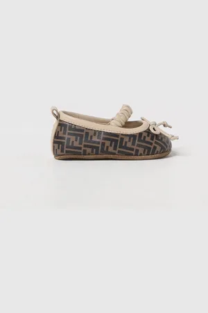 Fendi Ballerine in pelle di vitello FF