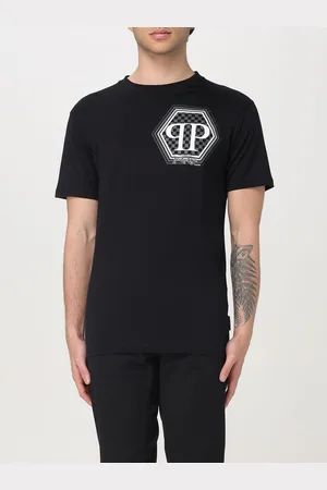 Philipp Plein T-shirt in cotone con monogramma PP