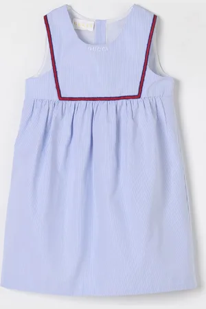 Gucci Abito in cotone a righe Web