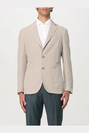 Luigi Bianchi Blazer in misto lino e cotone