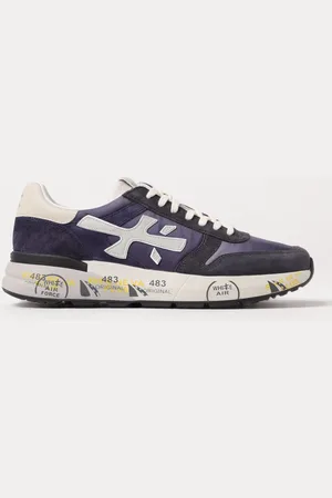 Premiata Sneakers Lander in camoscio e nylon