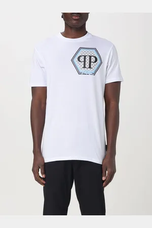 Philipp Plein T-shirt in cotone con monogramma PP