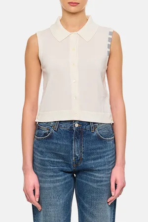 Thom Browne Gilet a polo in cotone