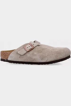 Birkenstock Sabot Boston in camoscio